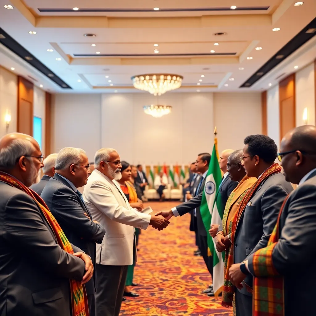 ভারত-আফ্রিকা ফোরাম শীর্ষ সম্মেলন (IAFS) এবং বর্ধিত সহযোগিতা