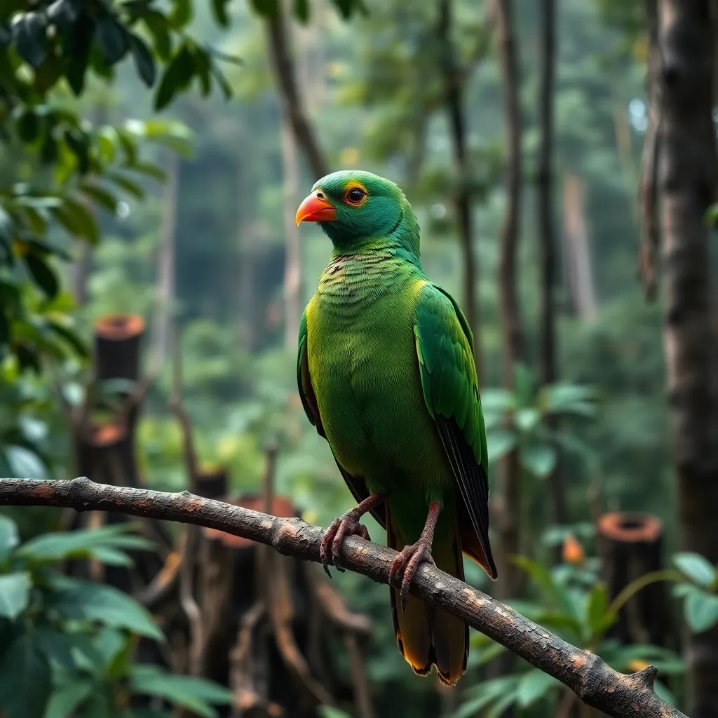 তিমুর সবুজ পায়রা আসন্ন বিলুপ্তির সম্মুখীন, জরুরি সংরক্ষণ প্রয়োজন