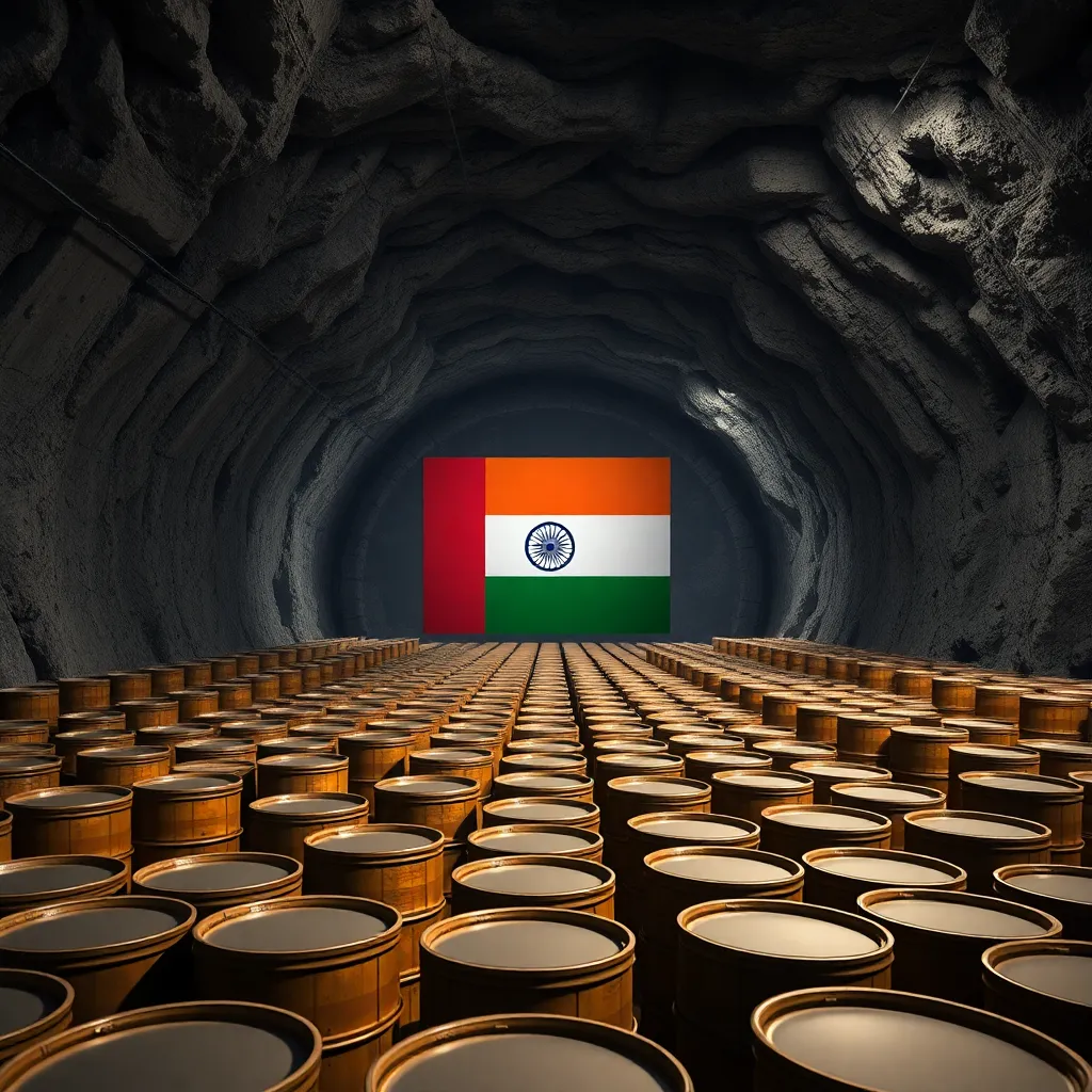 ভারতের কৌশলগত পেট্রোলিয়াম রিজার্ভে সংযুক্ত আরব আমিরাতের ৩০ মিলিয়ন ব্যারেল অপরিশোধিত তেল সংরক্ষণের জন্য ভারত-সংযুক্ত আরব আমিরাত চুক্তি।