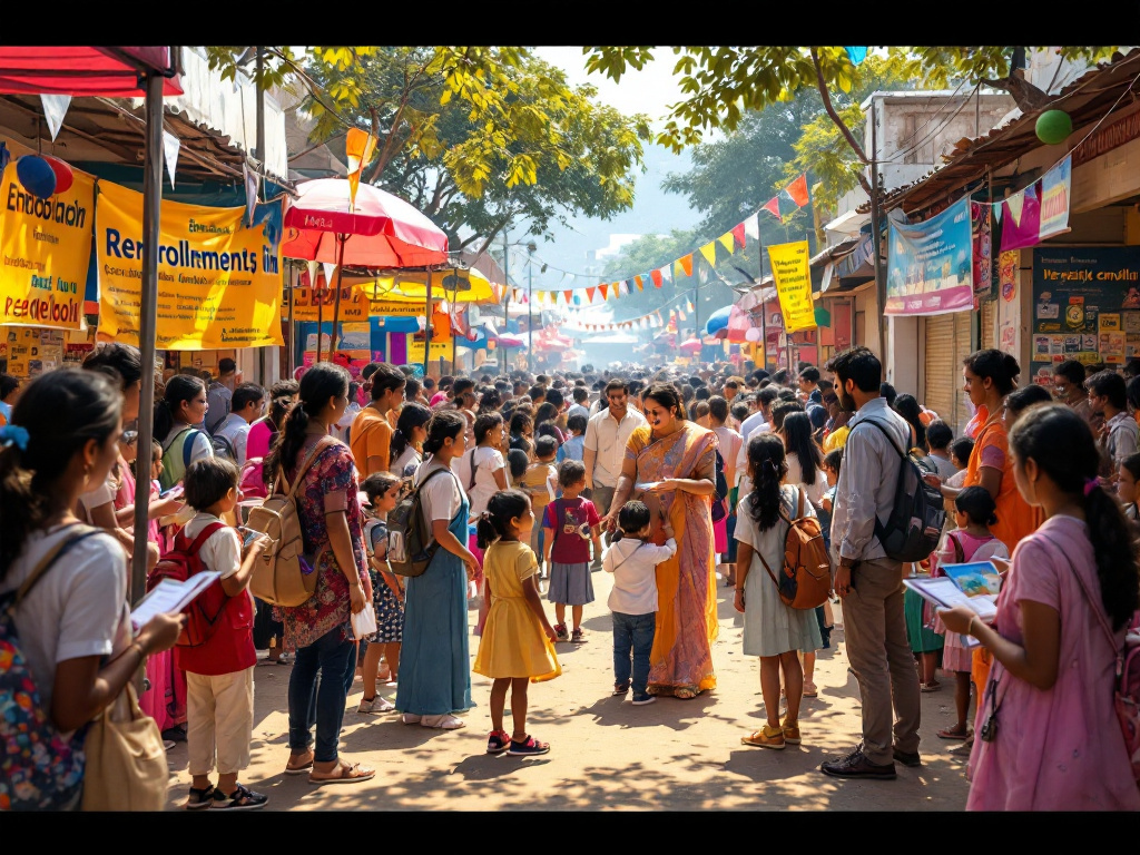 গুজরাট ঝরে পড়া শিশুদের পুনরায় ভর্তি করতে সমরস বিদ্যাসেতু মেগা প্রচারাভিযান শুরু করেছে।