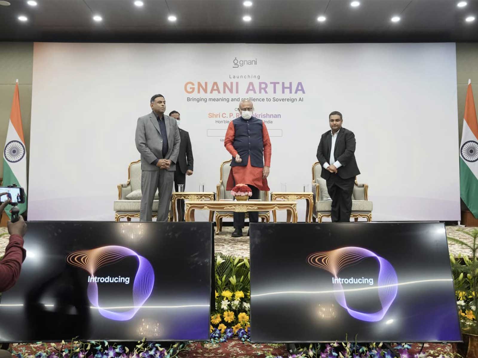 উপরাষ্ট্রপতি সি. পি. রাধাকৃষ্ণন কর্তৃক ‘জ্ঞানী অর্থ সার্বভৌম এআই স্ট্যাক’ চালু করা হলো।