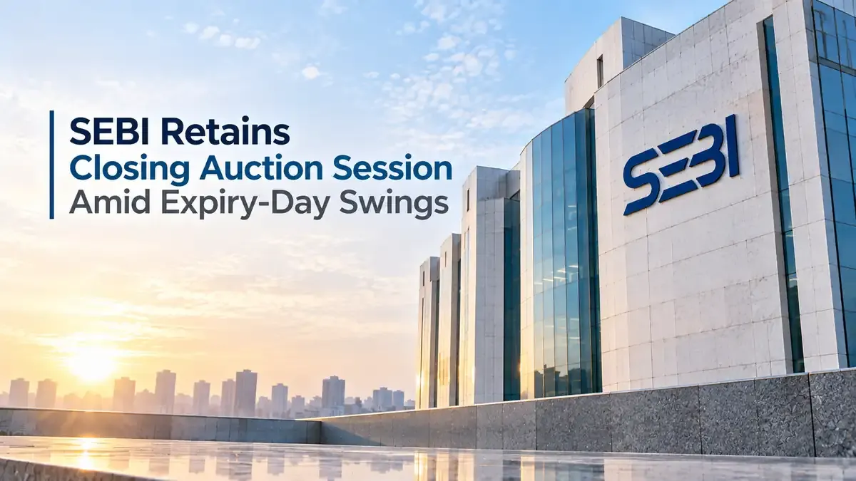 SEBI-এর সমাপনী নিলাম অধিবেশন (CAS) ও ডেরিভেটিভস সেটেলমেন্টে নতুন প্রস্তাব